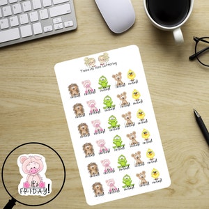 Friday Stickers, Week Day Planner Stickers, Stickers For Planners, Friday Stickers image 3