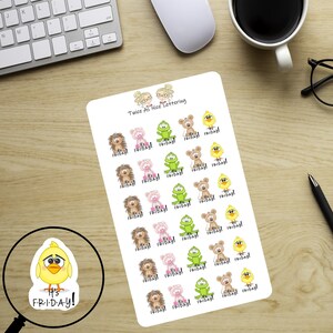 Friday Stickers, Week Day Planner Stickers, Stickers For Planners, Friday Stickers image 2