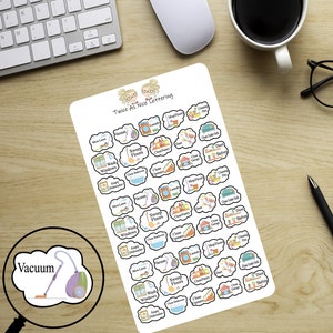 House Cleaning Stickers, Cleaning Stickers, To Do Stickers, Planner Stickers, Happy Planner, Erin Condren image 3