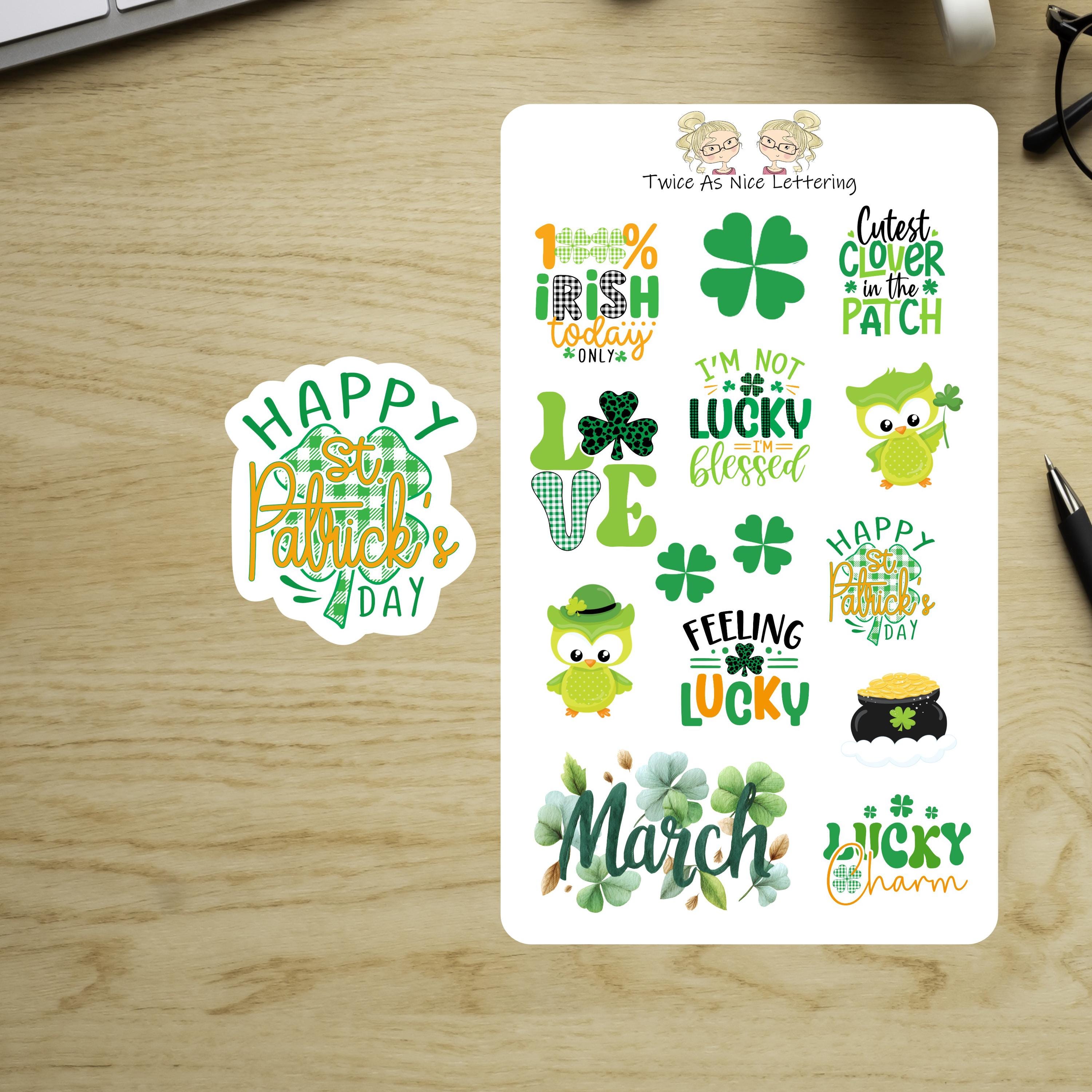 Cute March Planner Stickers — Free Printable PDF