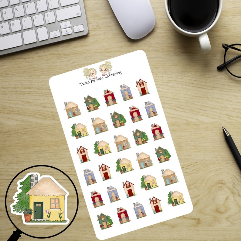 House Payment Planner Stickers, House Rent Payment, Planner Stickers, Stickers For Planners, Mortgage Stickers image 2