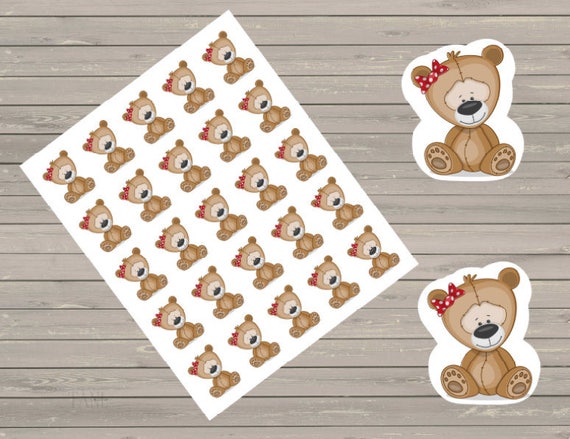 cute teddy bear stickers