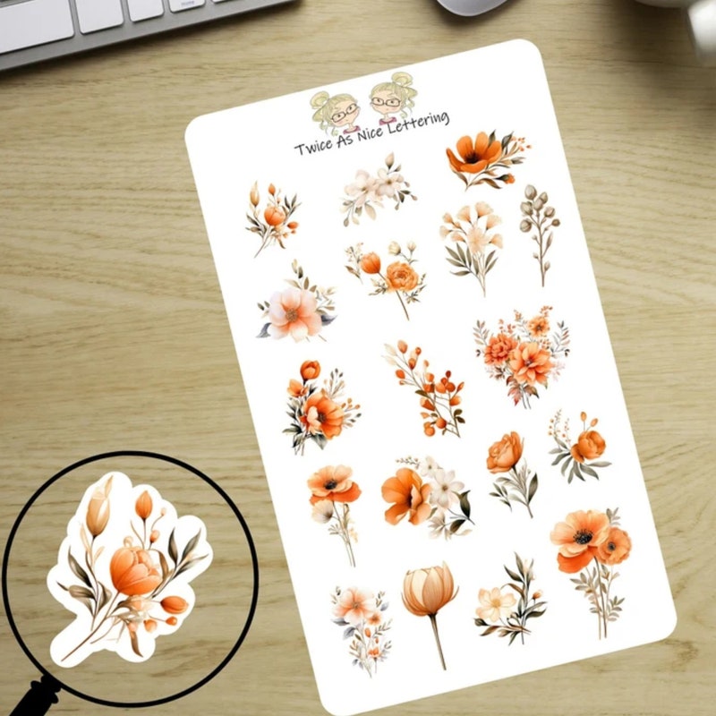 August and October Flower - Etsy