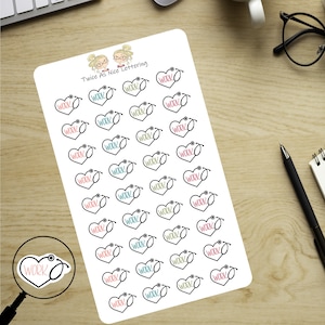 Medical Work Planner Stickers, Nurse Stickers, Doctor Stickers, Planner Stickers, Happy Planner