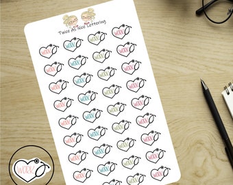 Medical Work Planner Stickers, Nurse Stickers, Doctor Stickers, Planner Stickers, Happy Planner