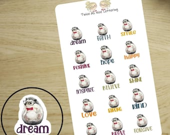 Inspirational Stickers , Motivational Stickers, Planner Sticker Sheet, Positive Words