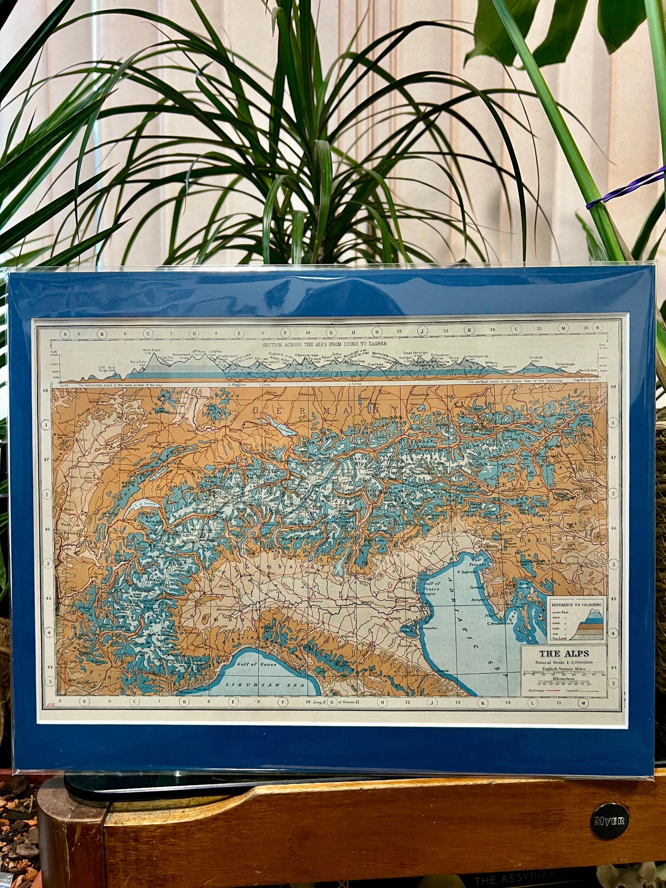 1920 map of europe - Etsy 日本