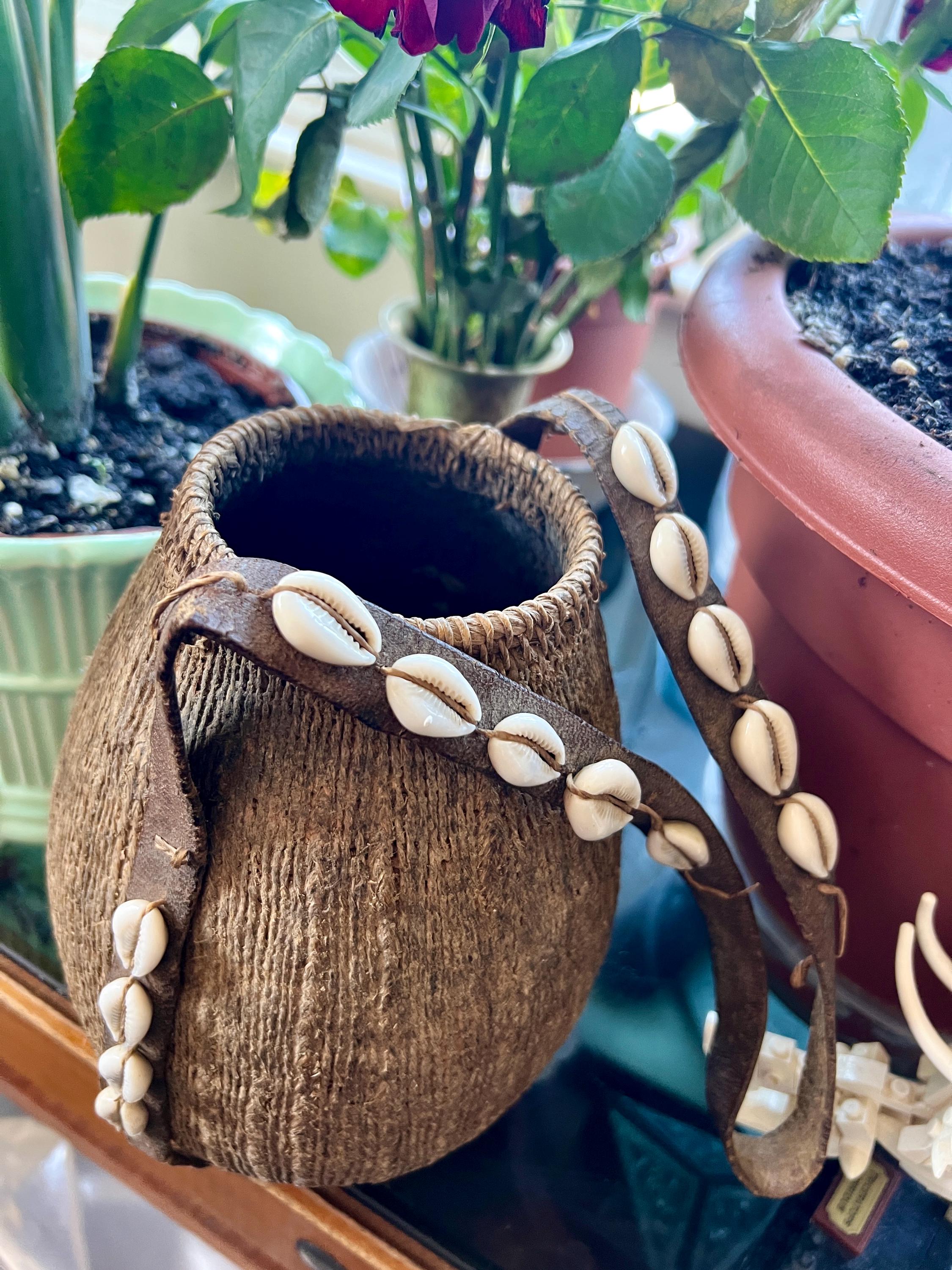 Gabra Tribe Kenyan Ethiopian Gourd Water Bottle |plant Fibres ...