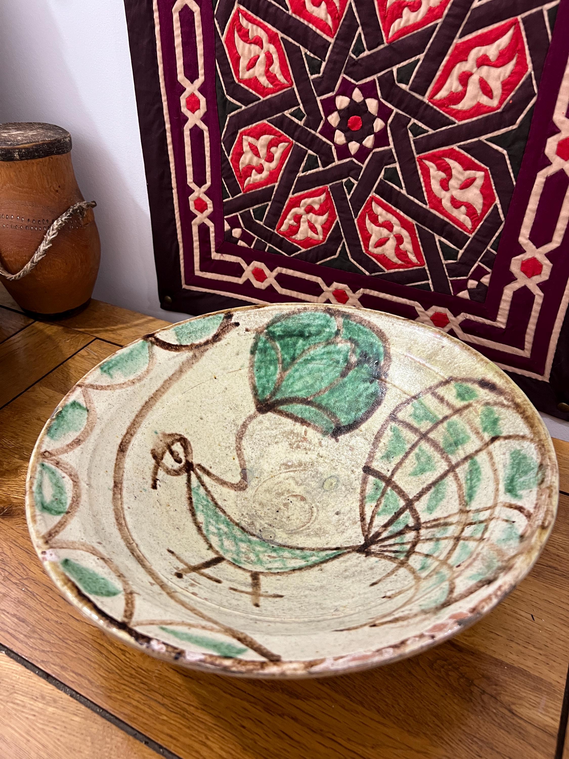 ペルシャ風　銀化釉　器　インテリア　陶器　アート　美術品　ビンテージ　レトロ Antique persian pottery - Etsy 日本