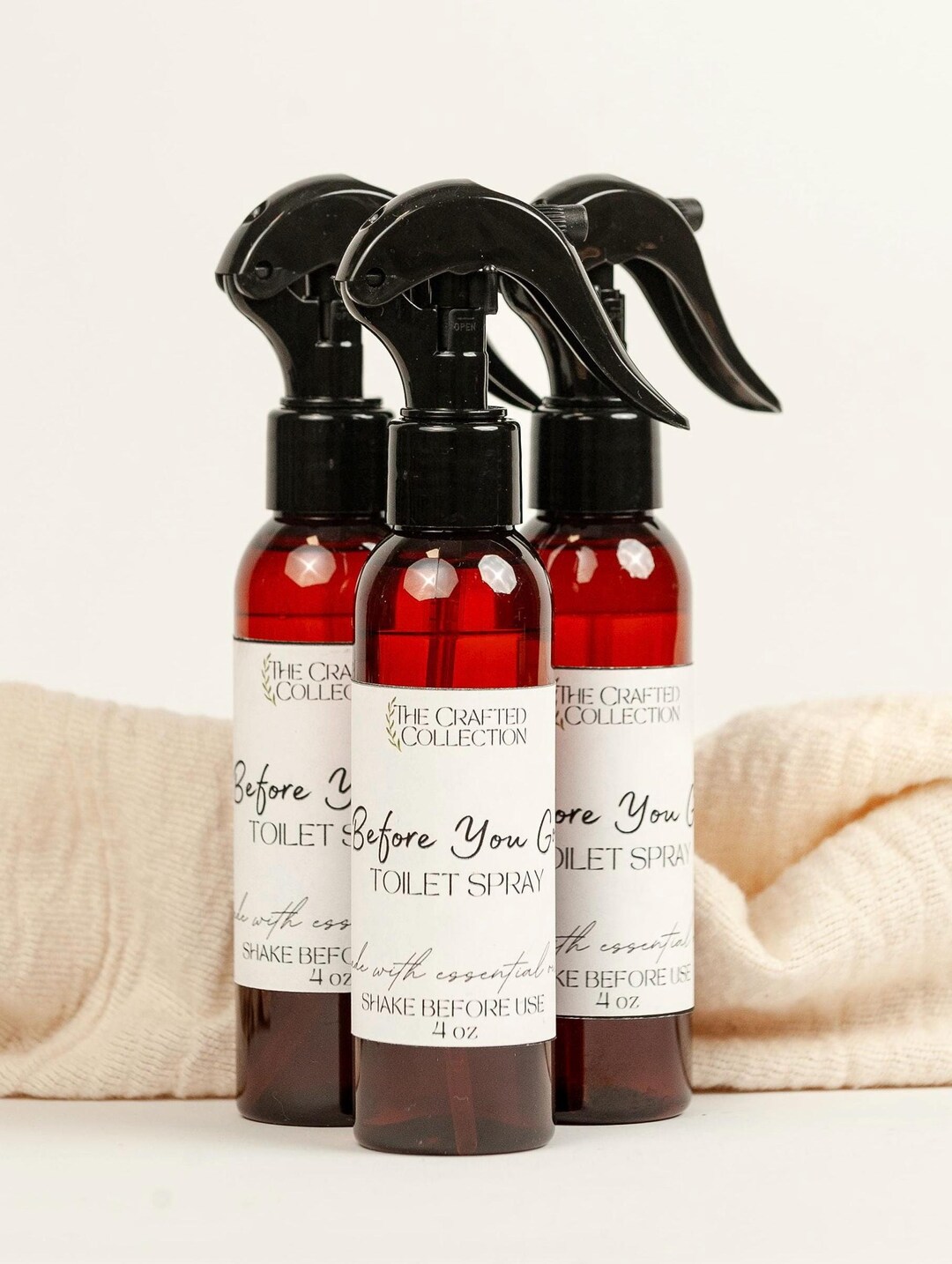 Spray WC Freeco Anti-Odeur Aux Huiles Essentielles - 3x20g, Parfum Agrume, France