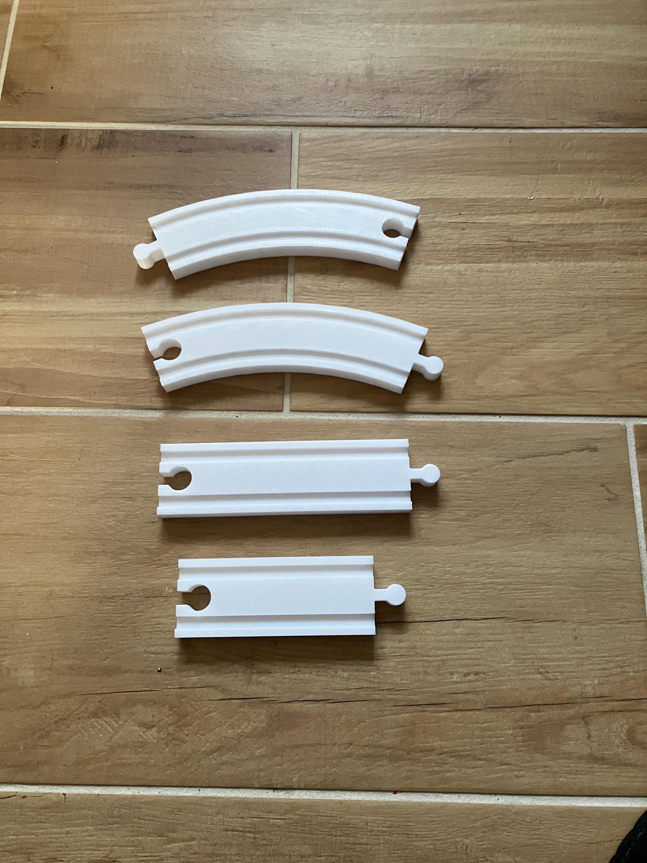Rail flexible long XXL pour chemin de fer en bois pour enfants compatible avec Brio, Ikea, Lidl (jouet ou cadeau pour enfant) - France