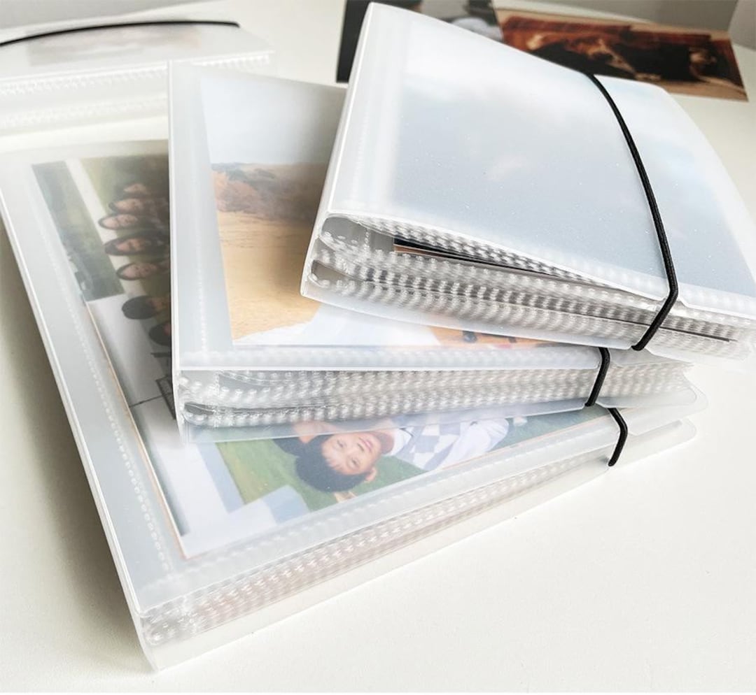 40 Pages Sticker Storage Organizer Book | Mini A6 Reusable Transparent ...