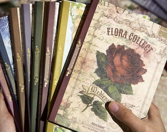 40 Sheets Vintage Ballerina & Rose Ephemera Paper Book | Double-Sided Scrapbook Pack for Junk Journal, Collage, Floral Ballet Aesthetic