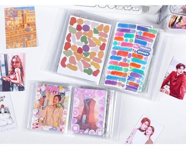 A6 Sticker Storage Organizer Book | 40 Pages Sticker Album for ...