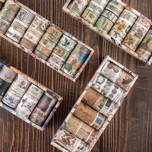 Kit de 18 rollos de cinta adhesiva para manualidades de astrología y astronomía, cinta decorativa para scrapbooking, diarios, planificadores, artículos espaciales y manualidades universales.