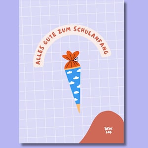 Cartão postal Feliz primeiro dia de aula!