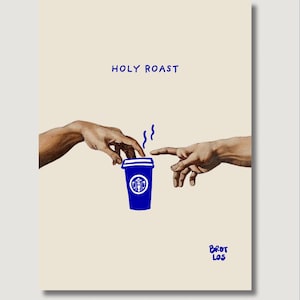 Carte postale Holy Roast