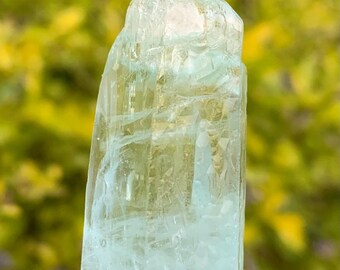 Sky Blue Aquamarine On Feldspar From Shigar Mine Skardu Pakistan
