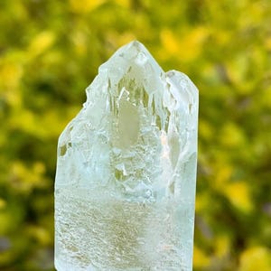 Natural Sky Blue Etched Aquamarine Crystal from Shigar Mine Skardu Pakistan, Natural Mineral. 47 CT