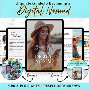 Digital Nomad Guide: Travel Reels & Product Ideas (MRR PLR)