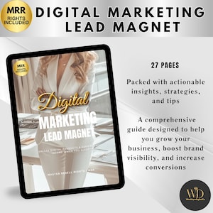 Digital Marketing Lead Magnet: DFY Ebook with Resell Rights