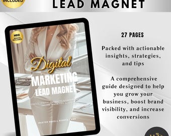 Digital Marketing Lead Magnet: DFY Ebook with Resell Rights