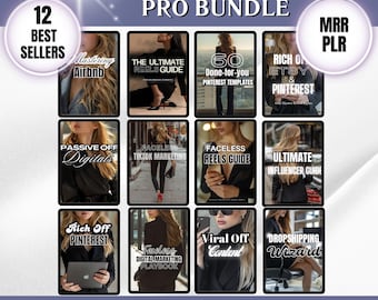 Womanpreneur Pro Bundle: Digital Business Ebooks, MRR PLR