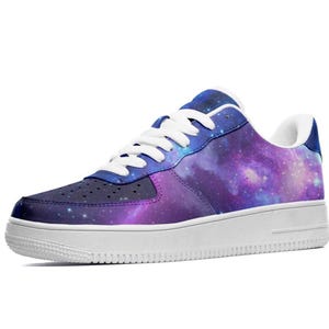 Galaxy Sneakers air force 1 Cosmic Space Print Shoes Starry Universe Pattern Trainers Cool Men Women Kids Sneakers Fashion Outer Space Gift
