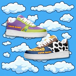 Custom toy air force 1 toy shoes toy sneakers toy cowboy shoes space ranger shoes custom air force ones shoes air force 1 custom custom af1