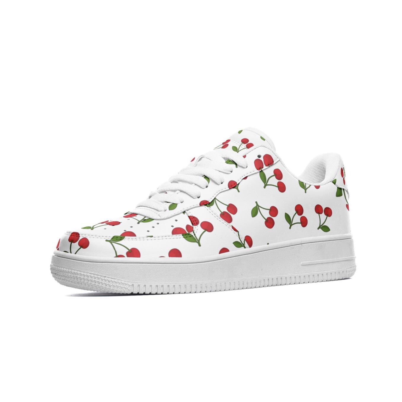 Cherry shoes custom air force 1 cool cherries sneakers cherry gift merch custom air force ones shoes air force 1 custom custom af1