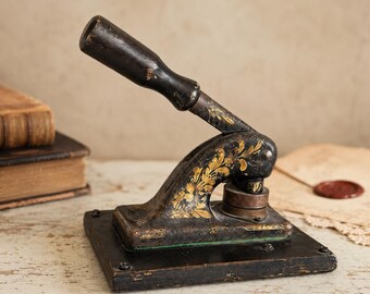 Vintage Office Stamp (Shaw & Sons Ltd) - Victorian Letter Press Stamp – A Timeless Piece of History - Vintagely Lavender