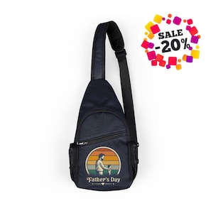 Retro Father&#39;s Day Chest Bag.