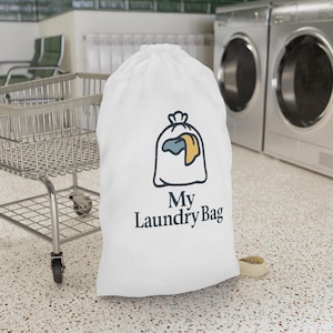 Stylish Laundry Bag - Personalized Laundry Tote for Home Organization.