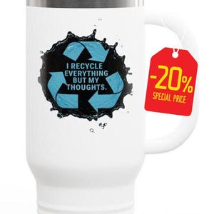 Customized tumbler - Extra Large 40oz Travel Mug.