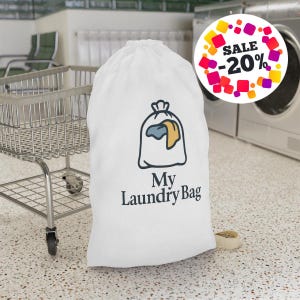 Stylish Laundry Bag - Personalized Laundry Tote for Home Organization.