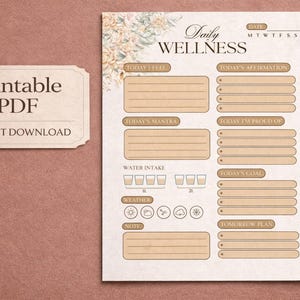 The Soft Discipline Planner Bundle | Printable Daily, Weekly & Habit Tracker | PDF Instant Download image 2