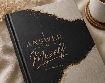 I Answer to Myself Hardcover Journal | Matte Self-Reflection Notebook