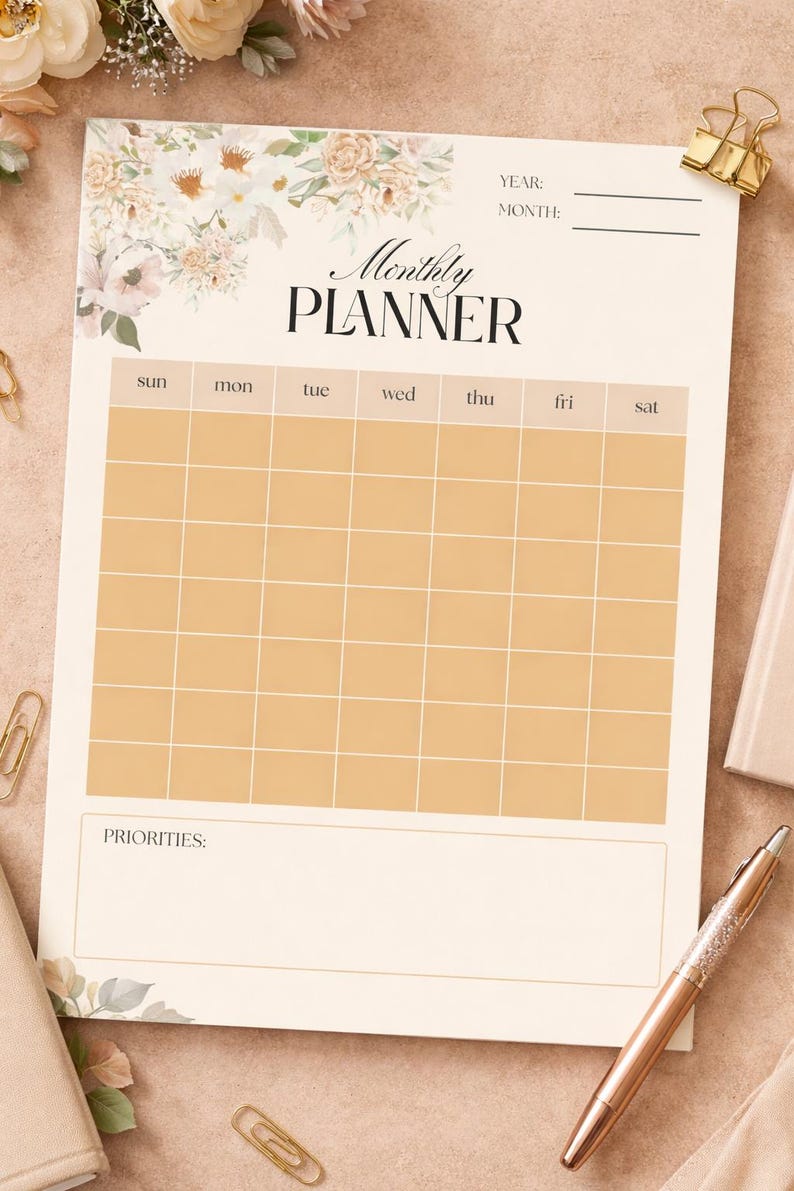 The Soft Discipline Planner Bundle | Printable Daily, Weekly & Habit Tracker | PDF Instant Download image 9