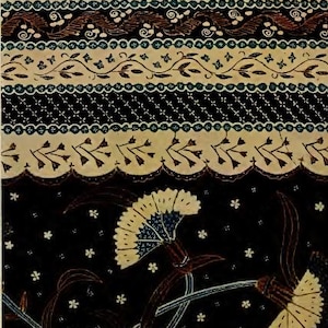 Vintage javanesiska batikmönster, mönster, antika digitala böcker, vintageinstruktioner i pdf-format