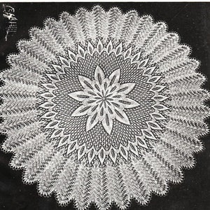 INSTANT DOWNLOAD- Vintage knitting pattern for intricate baby christening shawl-pdf email delivery