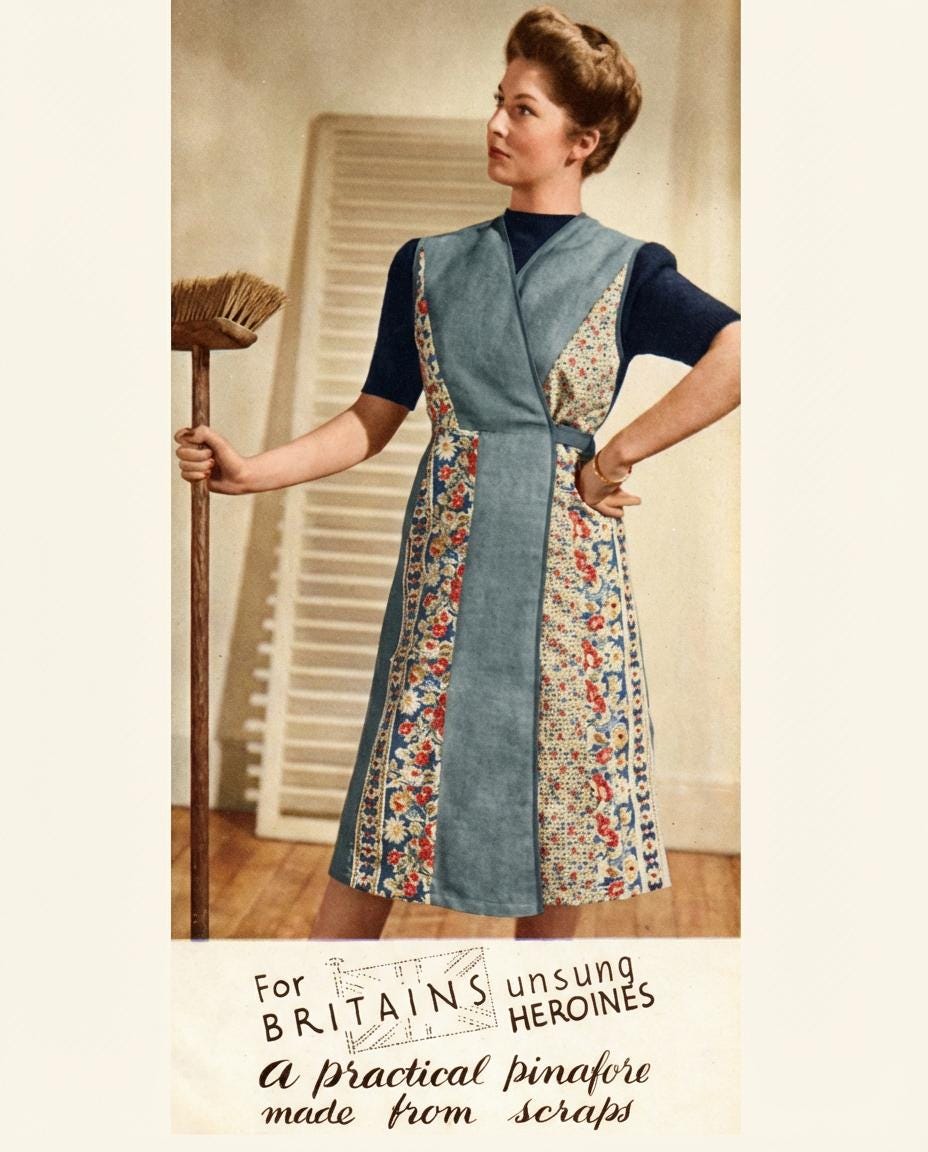 Wartime Apron - Etsy UK