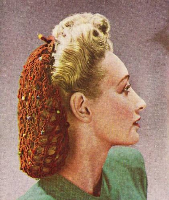 Instant Download 1940s Wartime Vintage Crochet Pattern For 2 Etsy
