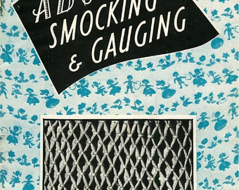 INSTANT DOWNLOAD-1940s Smocking ebooklet-pdf