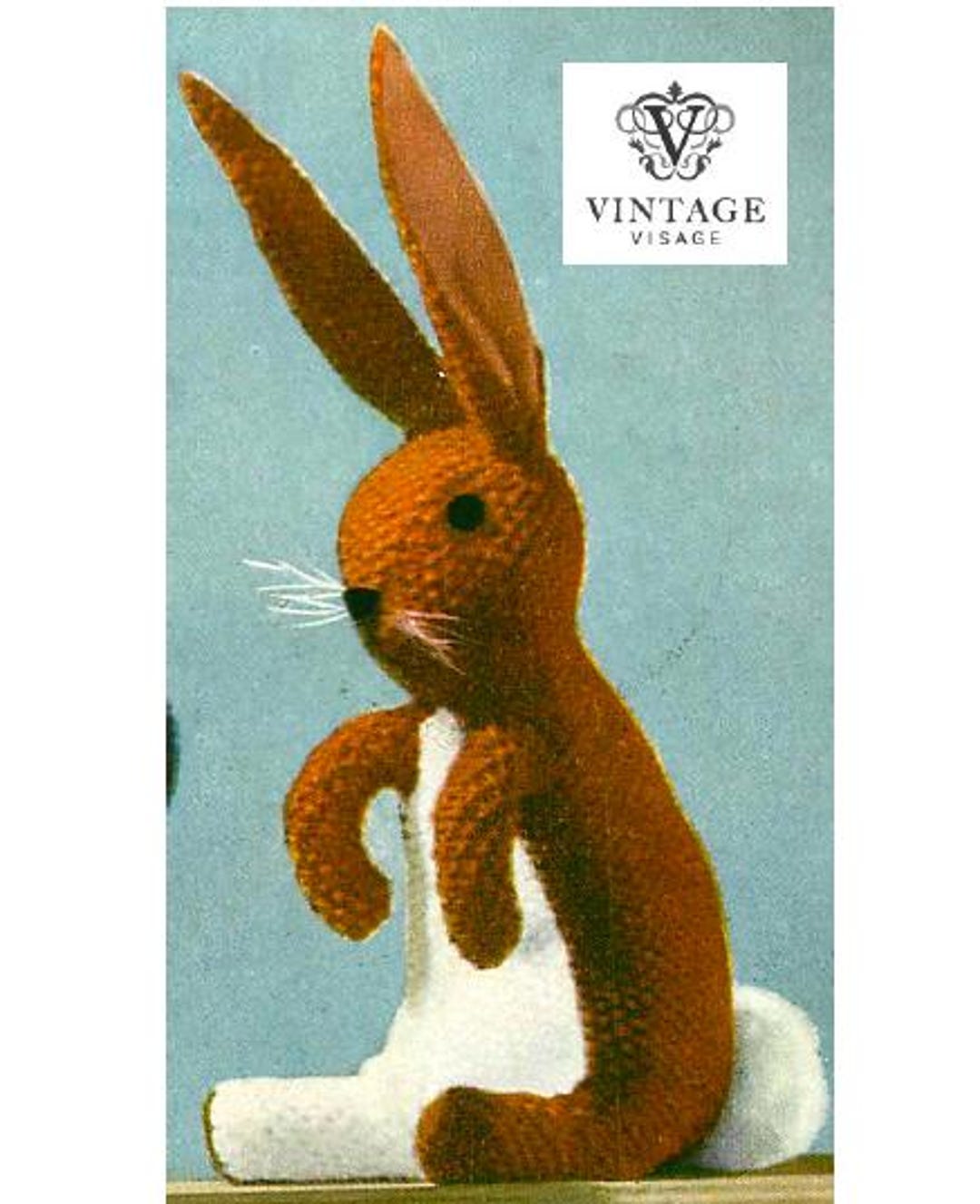 Vintage Rabbit Pattern Vintage Wartime 1940s Knitting Pattern Rabbit to Make Pdf - Etsy