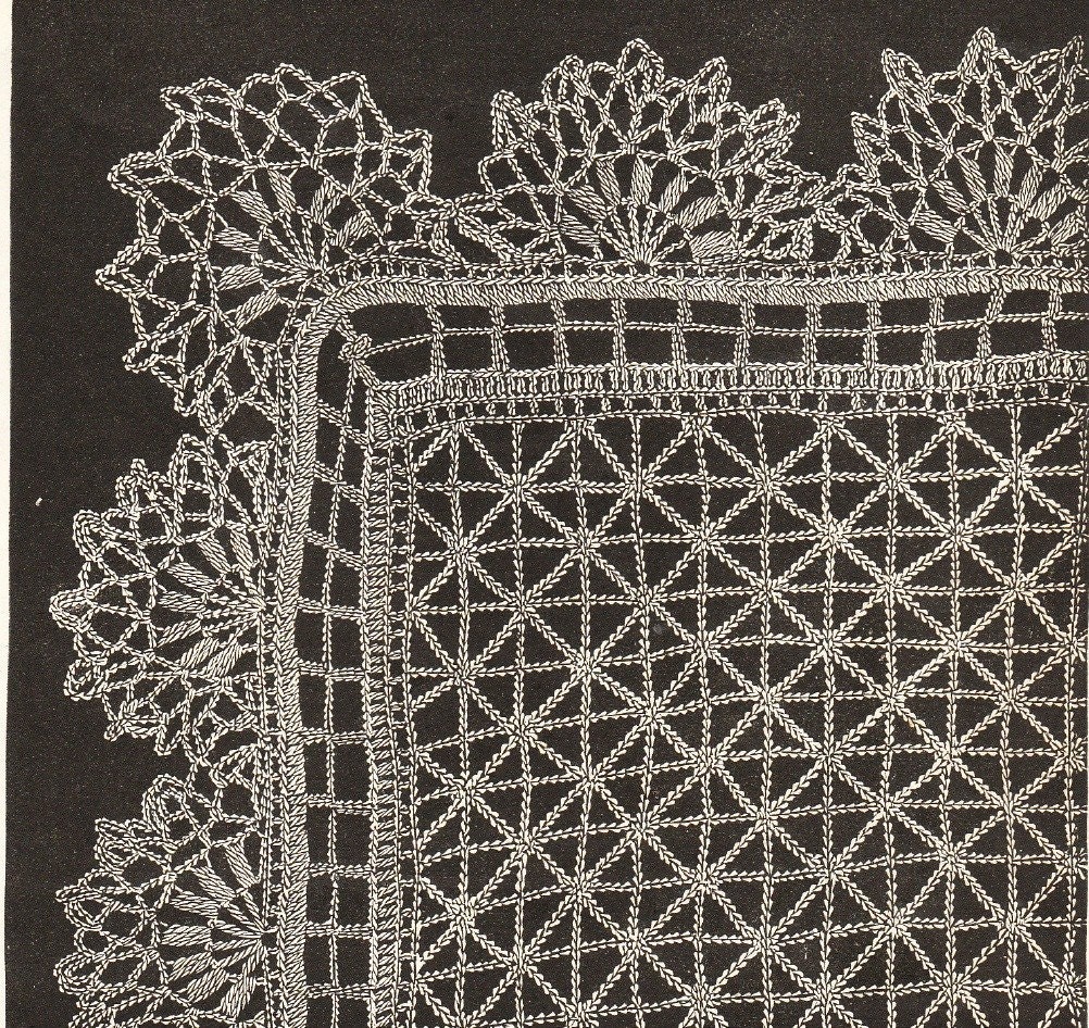 1890s Vintage Lace Shawl
