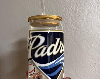 Padres Glass Cup