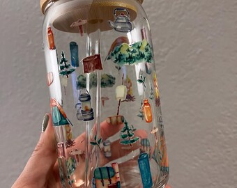 Mountain Camping Glass Cup