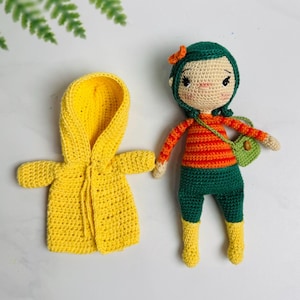 Crochet Coraline Doll | Amigurumi Coraline | Plush toy | Mini Coraline | Coraline Plushie | Spooky magic