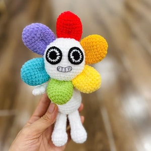 Crochet Dandy Plush | Dandy&#39;s world | Dandy Flower | Crochet Amigurumi Flower | Roblox character