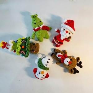 Crochet X-mas Toys | Crochet Snowman | Crochet Grinch | Crochet Santa | Crochet Reindeer | Christmas Tree | Christmas ornaments